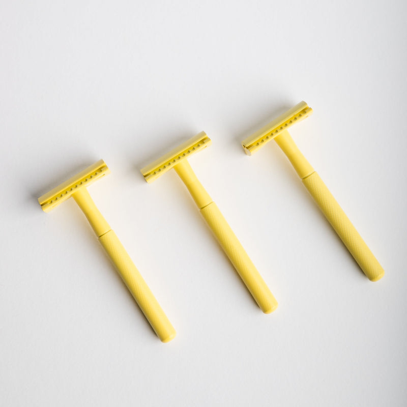 LIMITED EDITION: Yellow Safety Razor